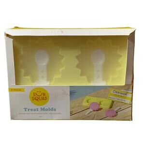 Sun Squad Treat Molds 2 Pack - Freezer & Dishwasher Safe NEW
